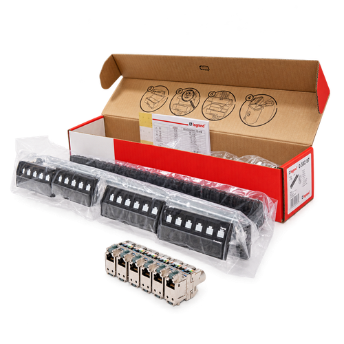 پچ پنل 24 پورت Cat6 SFTP لگراند وارداتی